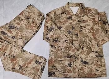 未使用　中国軍　21式　星空迷彩　戦闘服　迷彩服　軍服　上下セット　サイズM Amazon | 国内 実物中国軍最新型21式荒漠星空迷彩戦闘服上下セット